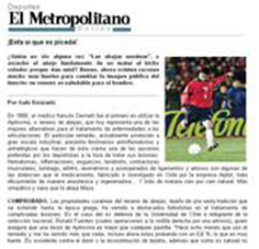 entrevista apiterapia el metropolitano